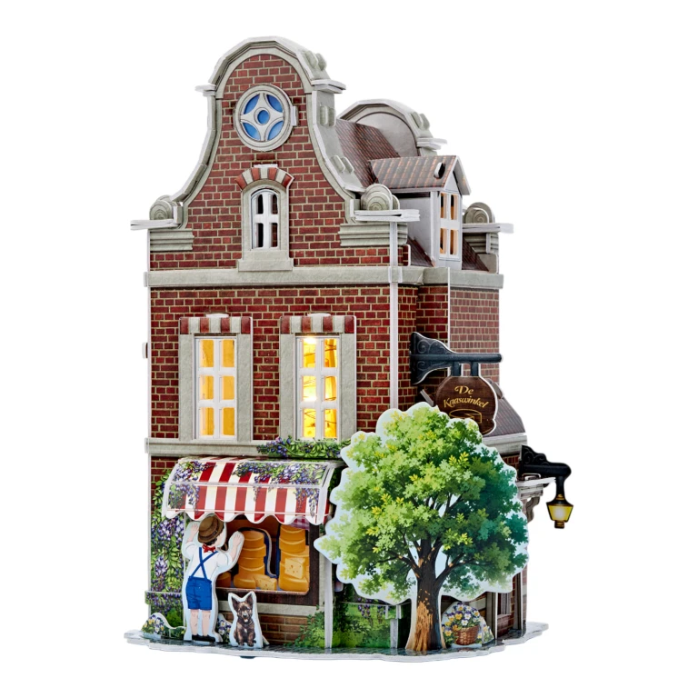 Cubic Fun 3D Puzzel Hollandse Kaaswinkel LED
