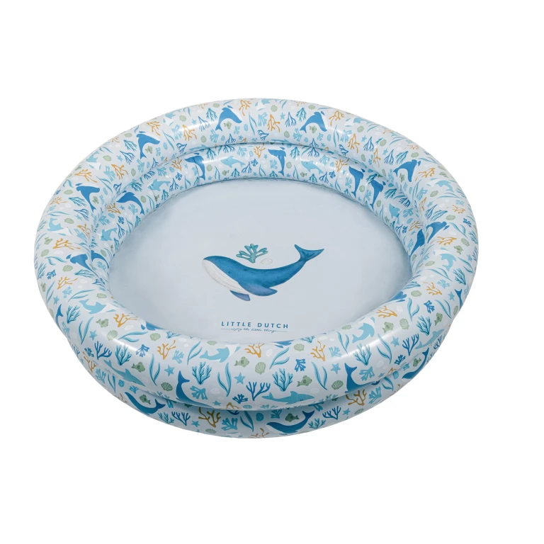 Little Dutch Ocean Dreams Kinderzwembad Blauw 80cm - 1 stuk