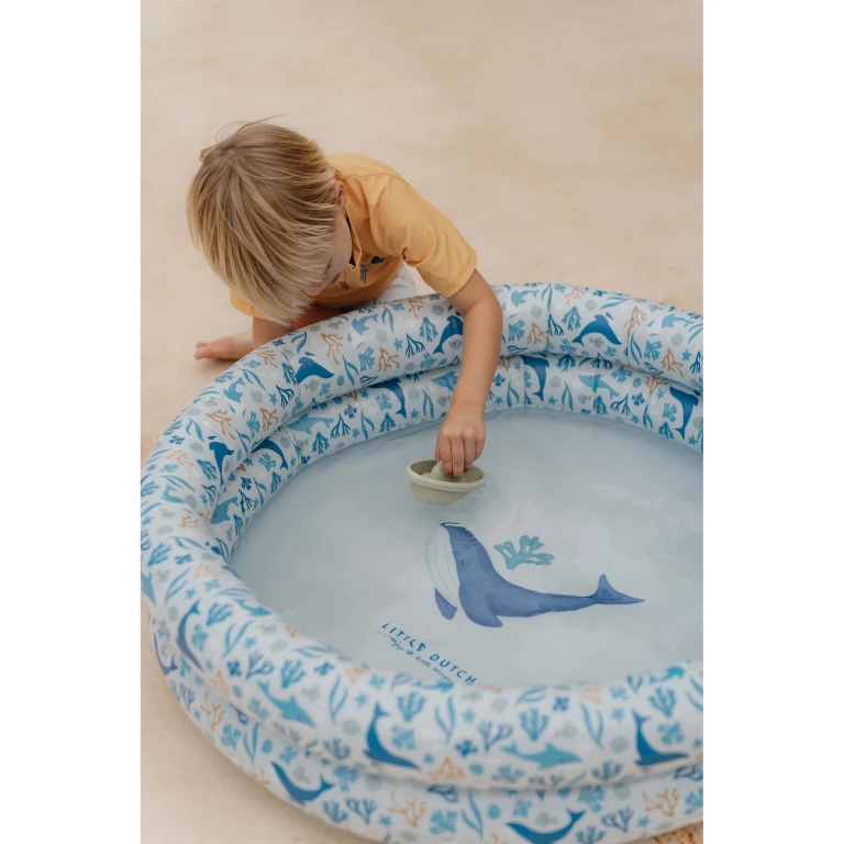 Little Dutch Ocean Dreams Kinderzwembad Blauw 80cm - 1 stuk