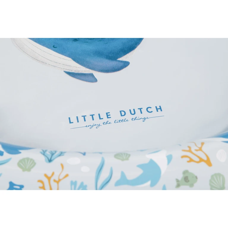 Little Dutch Ocean Dreams Kinderzwembad Blauw 80cm - 1 stuk