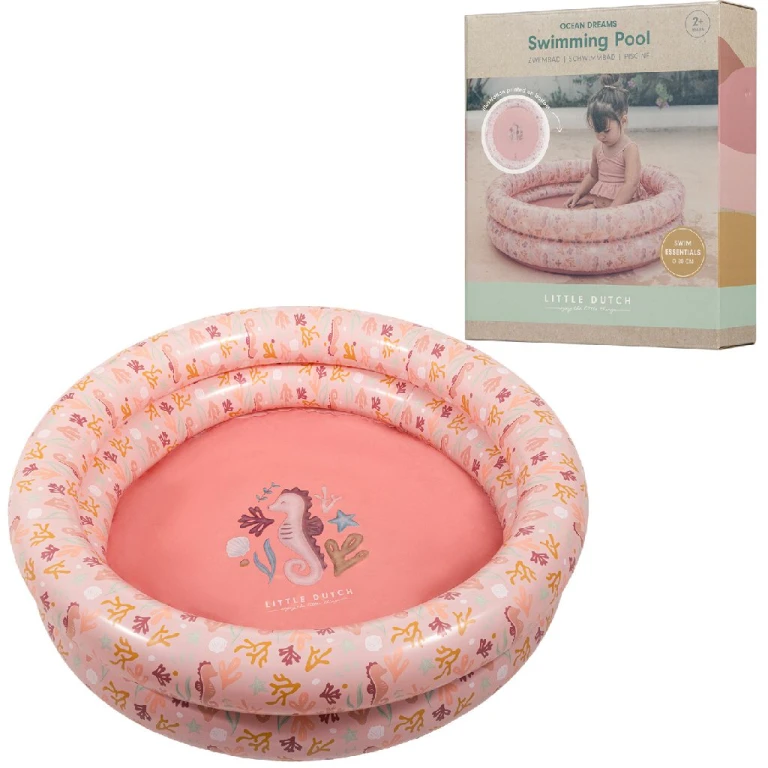 Little Dutch Ocean Dreams Kinderzwembad Roze 80 cm - 1 stuk
