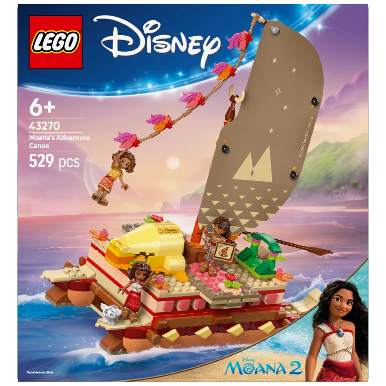 LEGO Disney Princess Vaiana Avonturenkano Bouwset