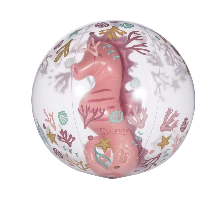 Little Dutch Strandbal Ocean Dreams 3D Figuur Roze 35 cm