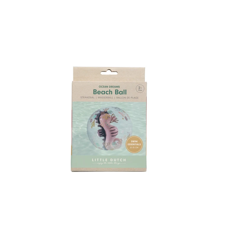 Little Dutch Strandbal Ocean Dreams 3D Figuur Roze 35 cm