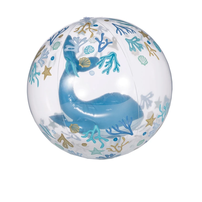 Rubo Toys Strandbal Ocean Dreams 3D Walvis 35 cm - 1 stuk