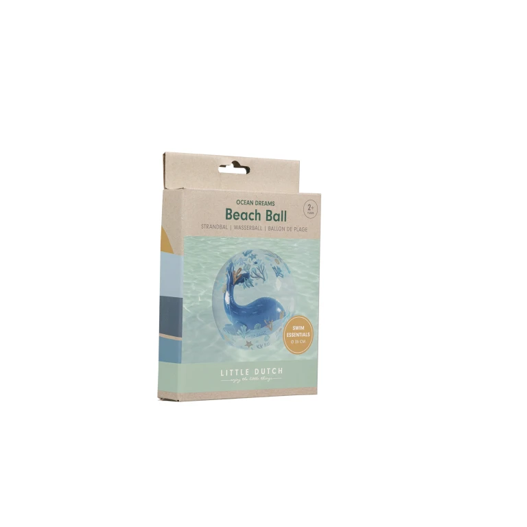 Rubo Toys Strandbal Ocean Dreams 3D Walvis 35 cm - 1 stuk