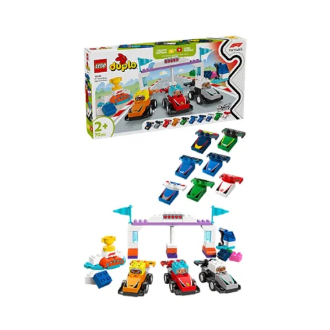 Lego 10445 Duplo Town F1 Team Racewagens Coureurs