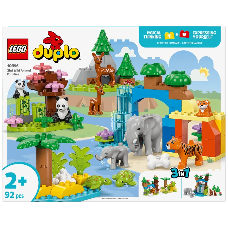 Lego Duplo Town 3in1 Families Wilde Dieren - 1 stuk