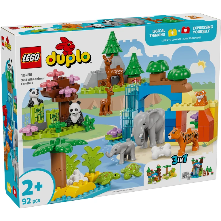 Lego Duplo Town 3in1 Families Wilde Dieren - 1 stuk