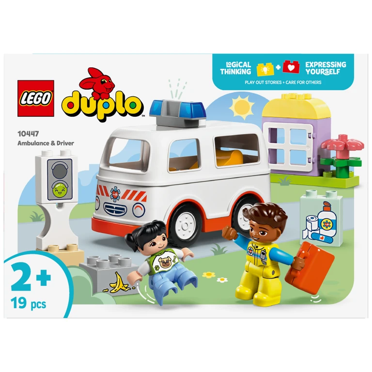 LEGO Duplo Town Ambulance met Chauffeur