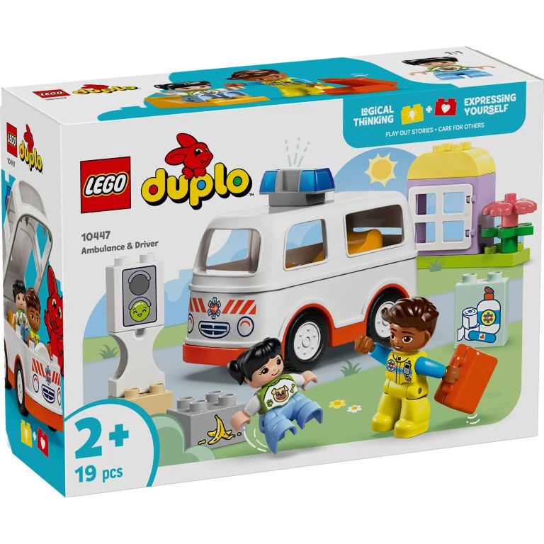 LEGO Duplo Town Ambulance met Chauffeur