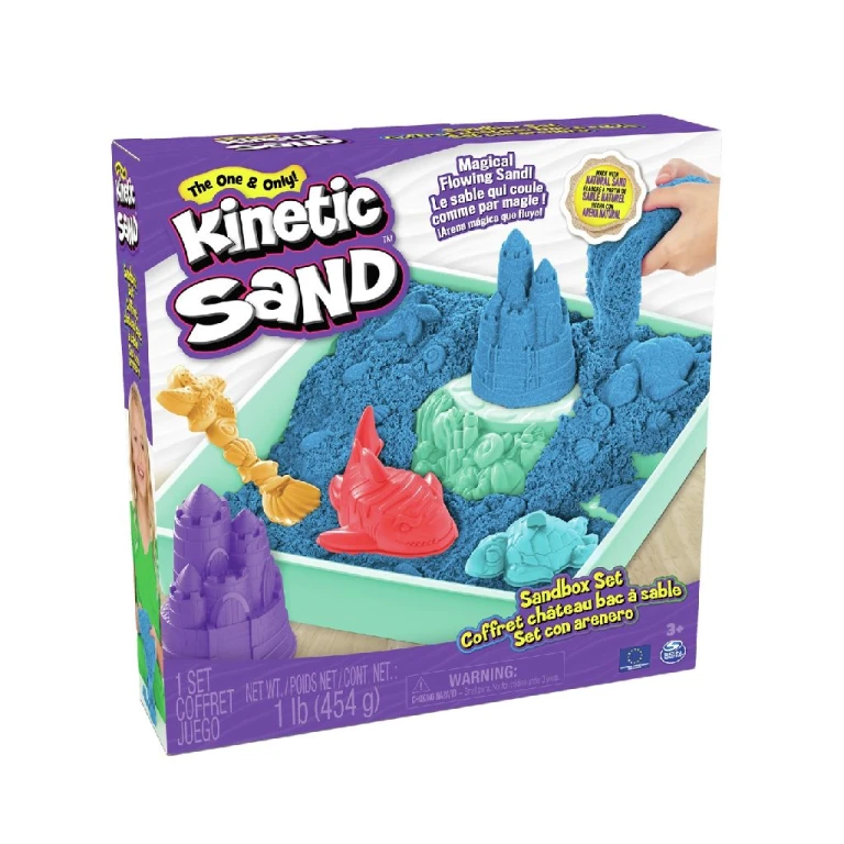 Kinetic Sand Zandbakset Blauw 454g