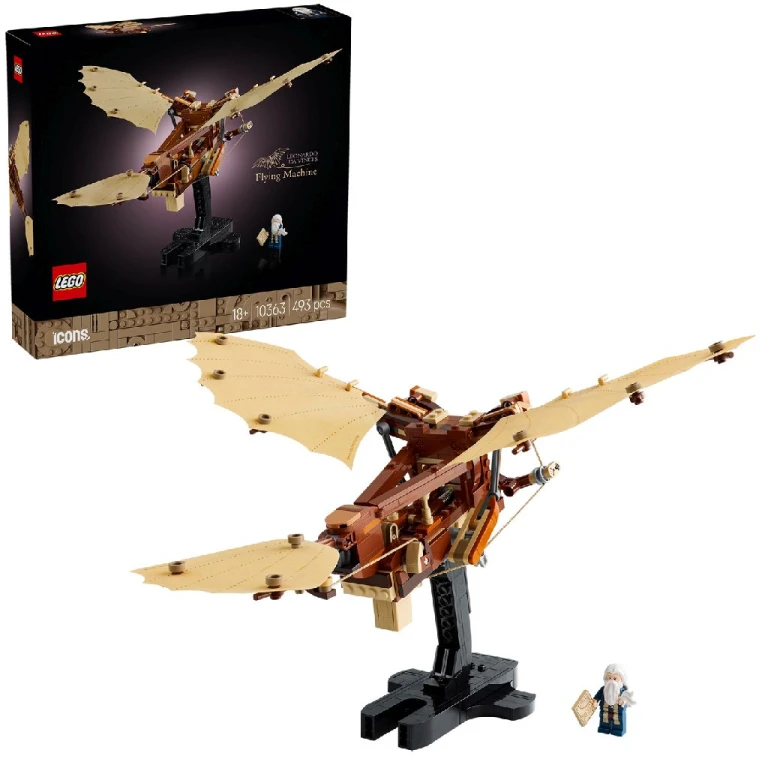 LEGO Icons Bouwset Vliegmachine Leonardo da Vinci