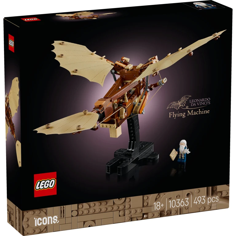 LEGO Icons Bouwset Vliegmachine Leonardo da Vinci