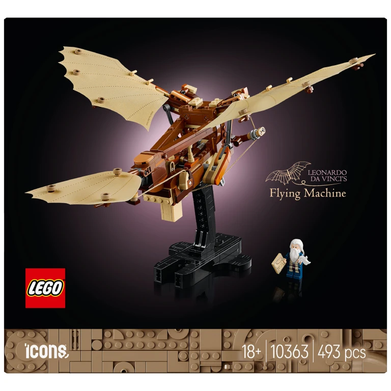 LEGO Icons Bouwset Vliegmachine Leonardo da Vinci
