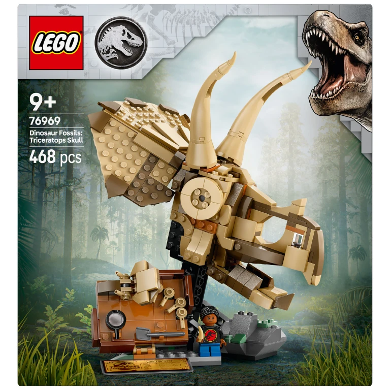 LEGO Jurassic World Dinosaurusfossielen Triceratops bouwset - 1 stuk