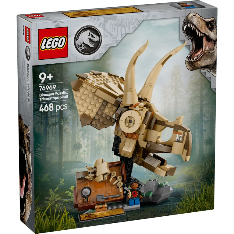 LEGO Jurassic World Dinosaurusfossielen Triceratops bouwset - 1 stuk