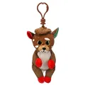 TY Beanie Boos Kerst Rendier Juno Clip - 1 stuk