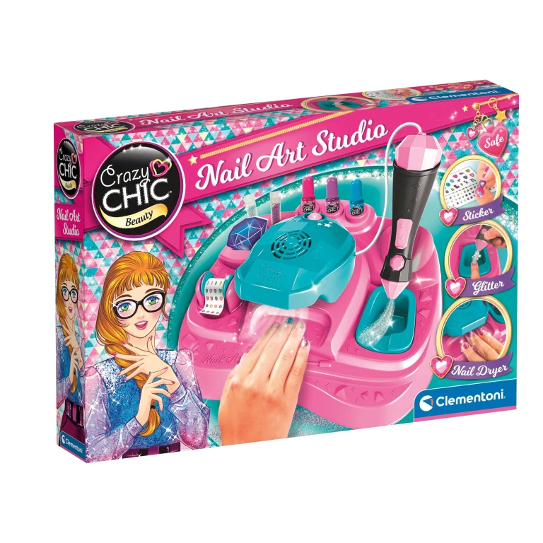 Clementoni Crazy Chic Nail Art Studio - 1 stuk