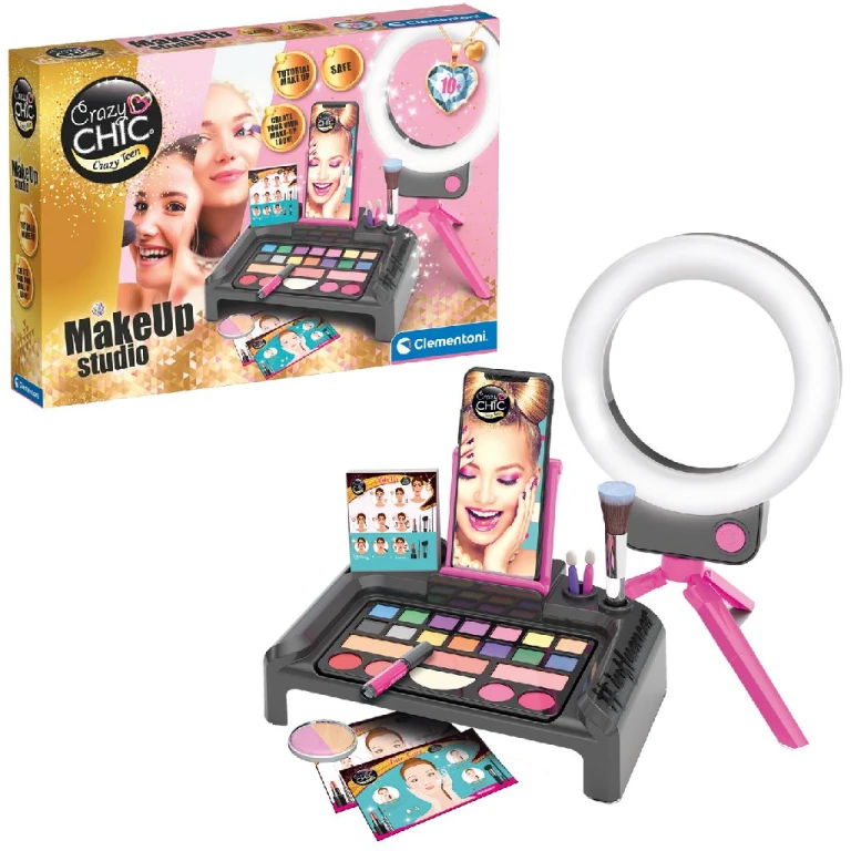 Clementoni Crazy Chic Make-Up Studio - 1 stuk