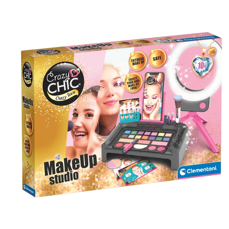Clementoni Crazy Chic Make-Up Studio - 1 stuk