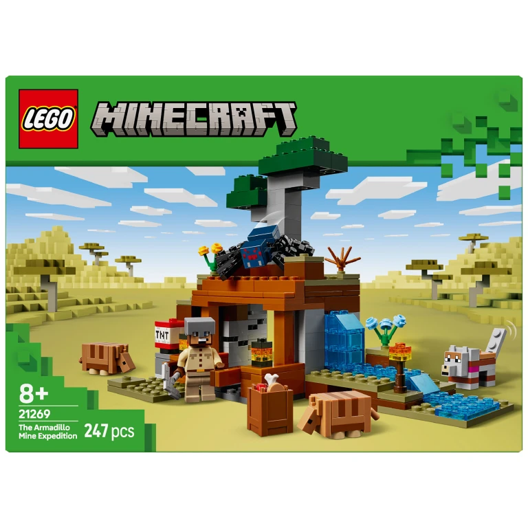 Lego Minecraft Het Gordeldier Bij De Mijn - 1 stuk