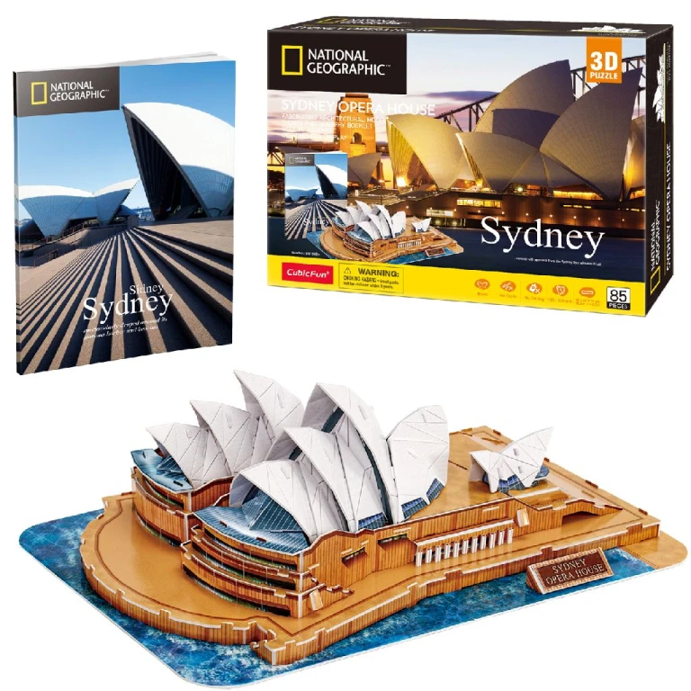 Cubic Fun 3D Puzzel Opera House National Geographic