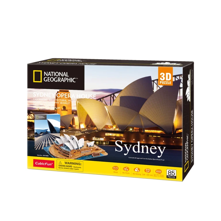 Cubic Fun 3D Puzzel Opera House National Geographic