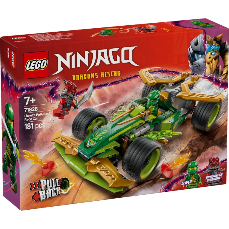 Lego Ninjago Lloyds Pull-Back Racewagen - 1 stuk