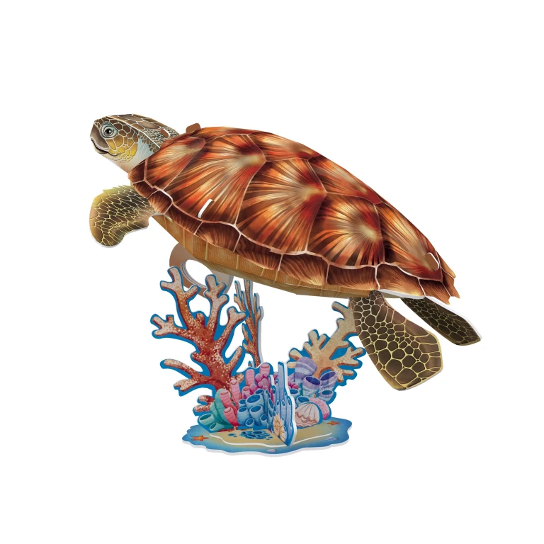 Cubic Fun 3D Puzzel National Geographic Zee Schildpad
