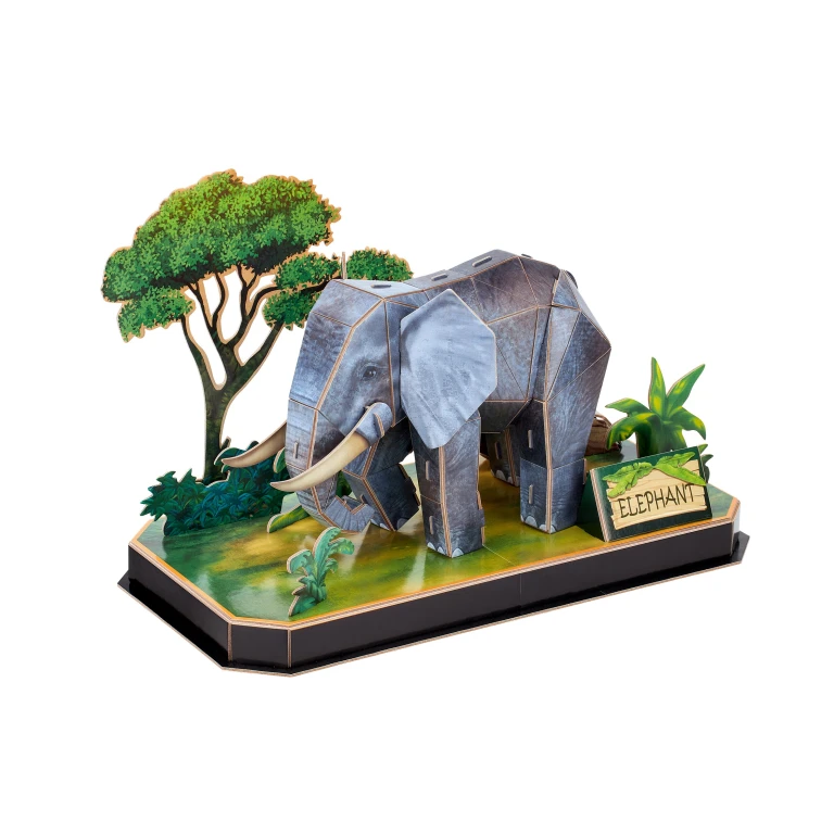 Cubic Fun 3D Puzzel Olifant - 1 stuk