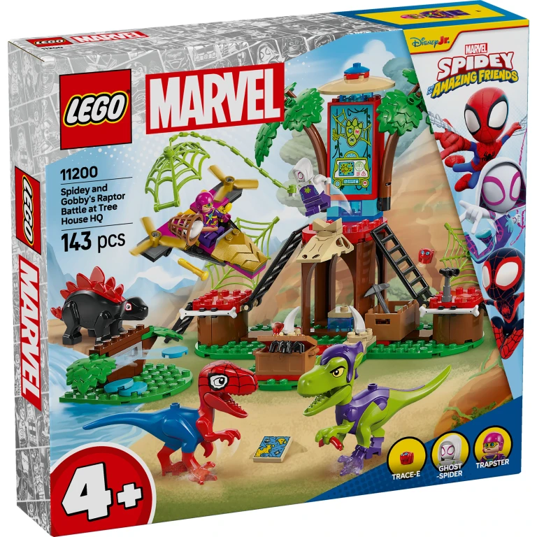 LEGO Marvel Spidey en Gobby's Raptorstrijd Boomhut Bouwset (1 stuk)