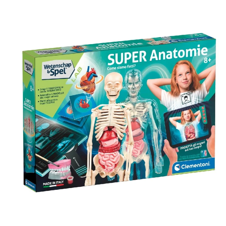 Clementoni Wetenschap Super Anatomie Experimenteerset - 1 stuk
