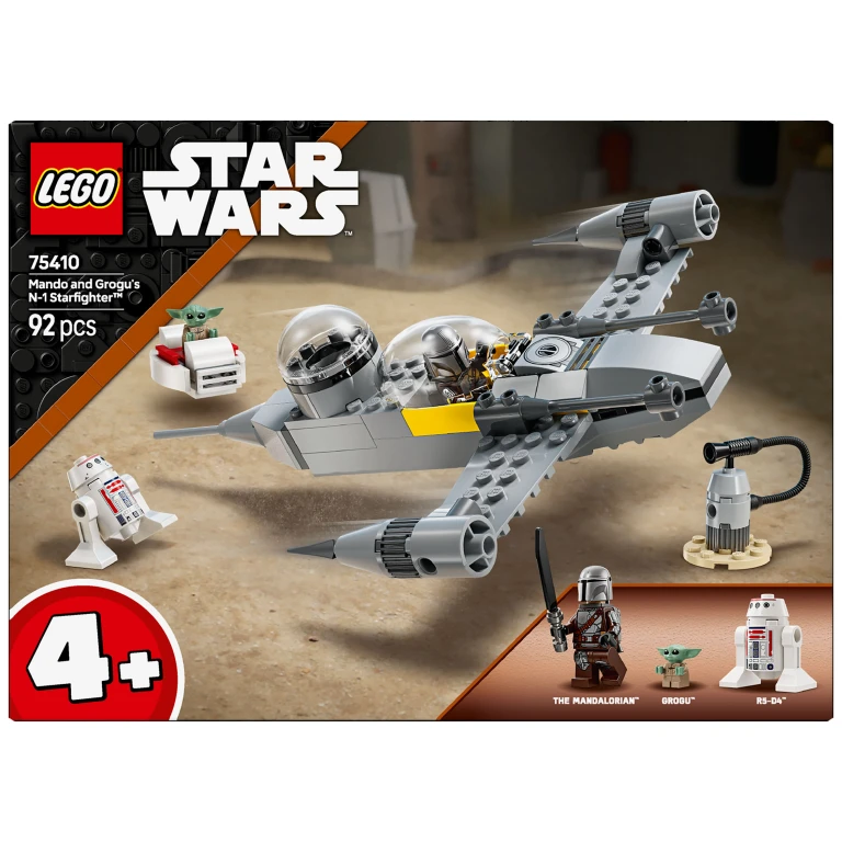 LEGO Star Wars Mando & Grogu N-1 Starfighter Bouwset - 1 stuk
