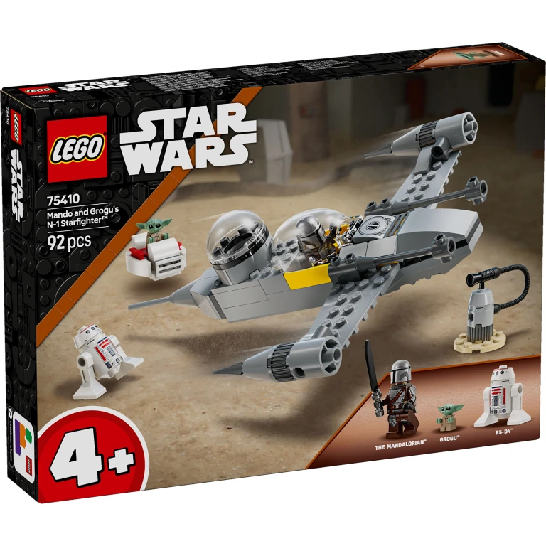 LEGO Star Wars Mando & Grogu N-1 Starfighter Bouwset - 1 stuk