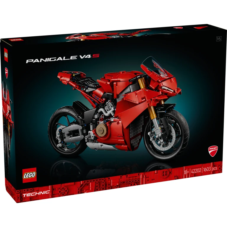 LEGO Technic Ducati Panigale V4 S Motor Rood 1 stuk