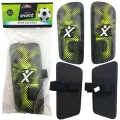SportX Scheenbeschermers Groen/Zwart