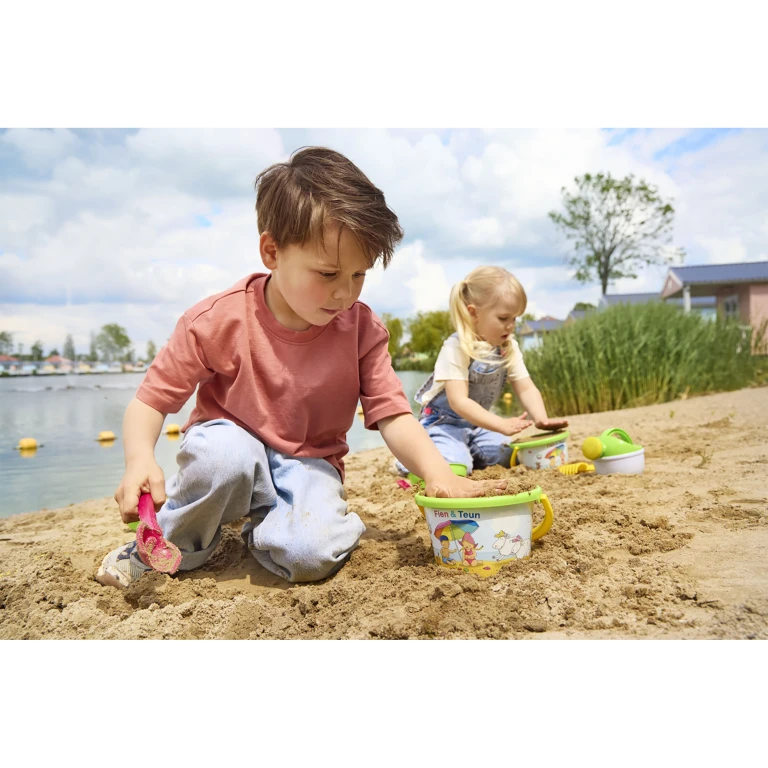 RUBO TOYS Strandset Fien en Teun 9,5cm vanaf 18 maanden