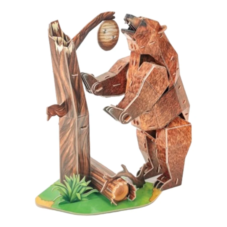 Cubic Fun 3D Puzzel National Geographic Bruine Beer