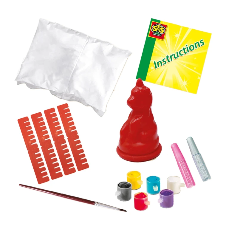 SES Creative Gips Gieten Set Unicorn - 1 stuk