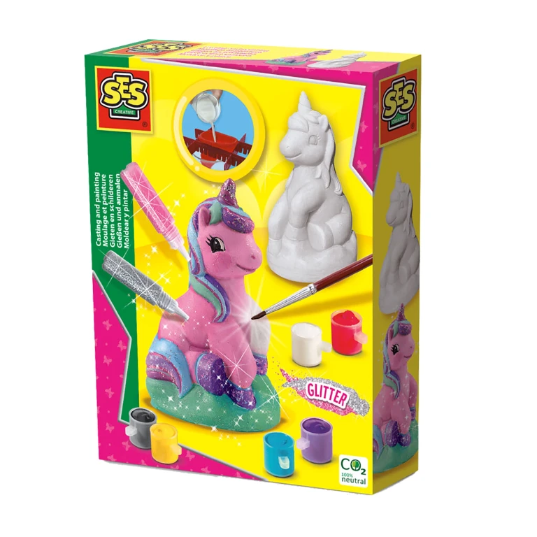 SES Creative Gips Gieten Set Unicorn - 1 stuk