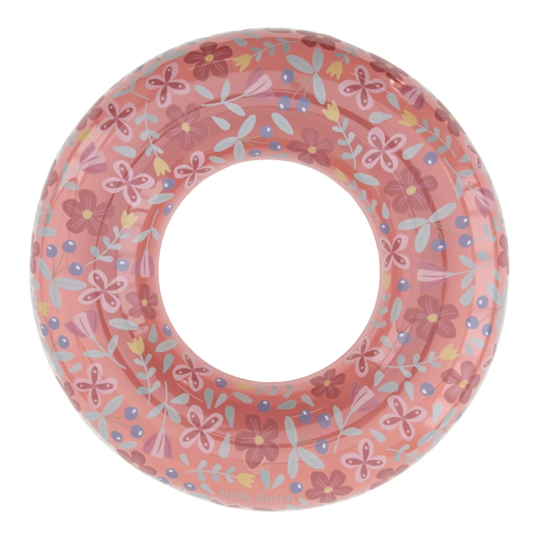 Little Dutch Zwemring Pink Flower 50cm - 1 stuk