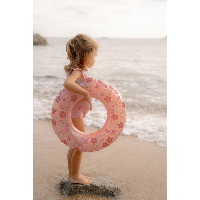 Little Dutch Zwemring Pink Flower 50cm - 1 stuk