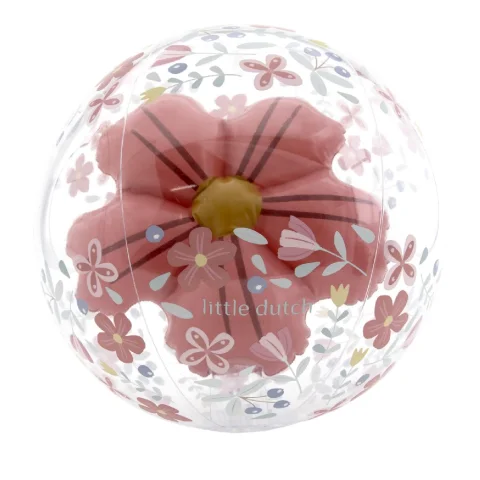 Little Dutch Pink Flowers Strandbal 3D Figuur