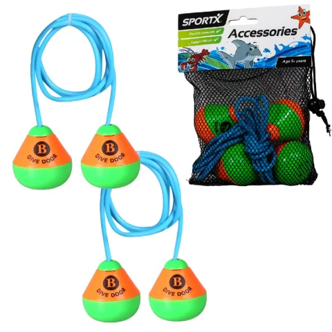 SportX Duik Poortjes 2st in meshbag