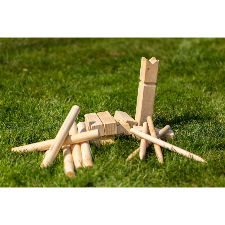 Outdoor Play Kubb Buitenspel met Draagtas FSC - 21 stuks