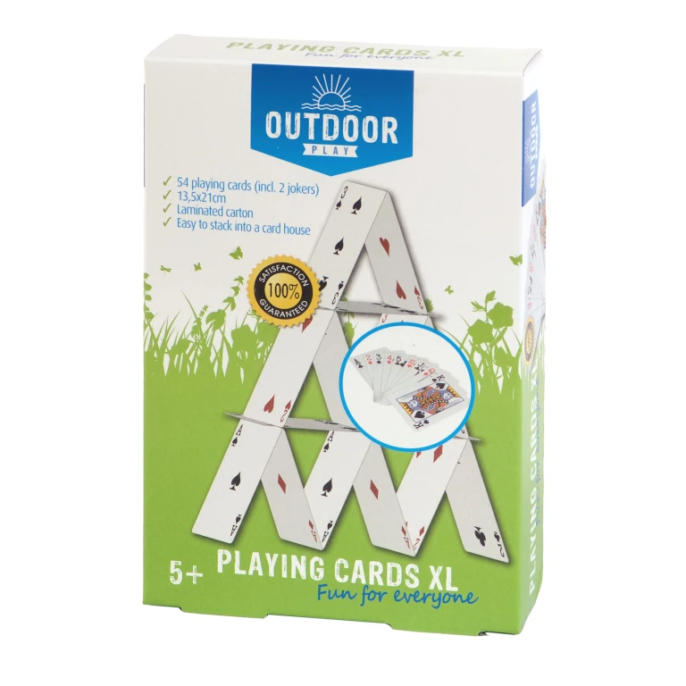 Outdoor Play Kaartspel XL FSC - set van 54 stuks