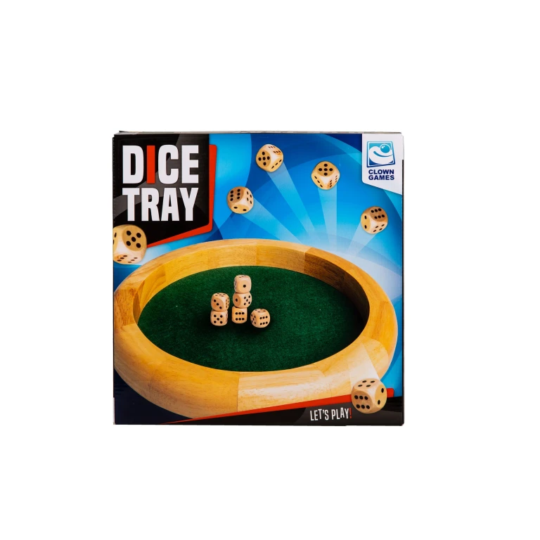 Clown Games Dobbelbak FSC inclusief 6 dobbelstenen