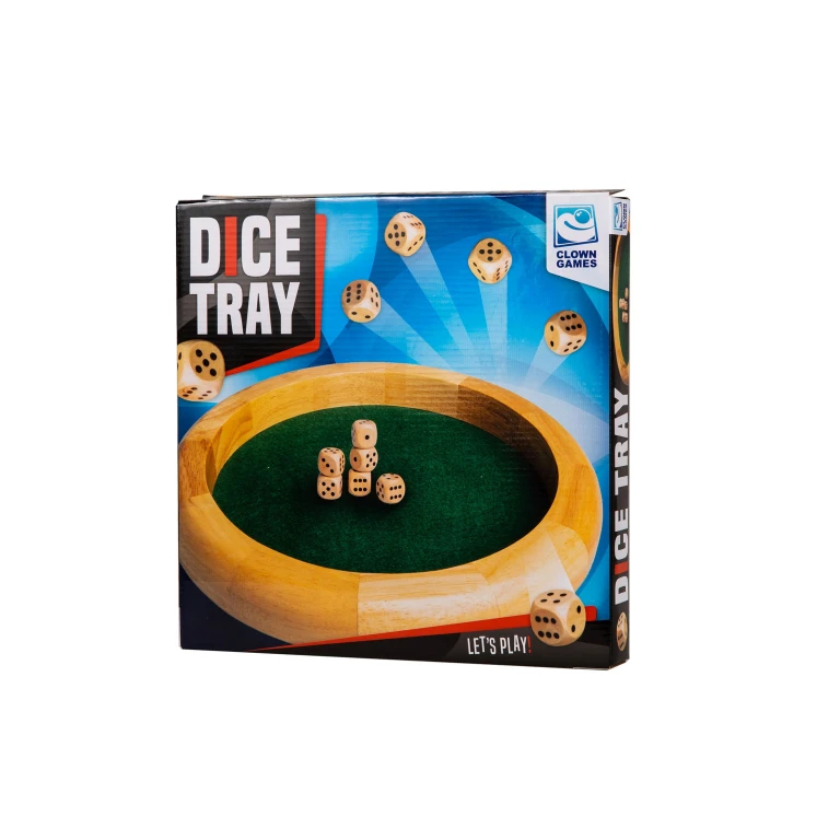 Clown Games Dobbelbak FSC inclusief 6 dobbelstenen