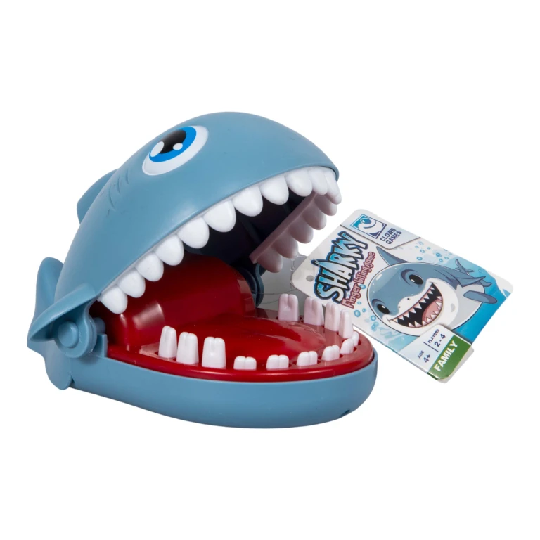 Gezelschapsspel Sharky Finger Biting Game - 1 stuk
